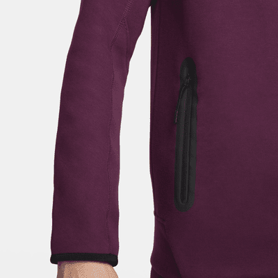 Felpa da calcio con cappuccio e zip a tutta lunghezza Nike Paris Saint-Germain Tech Fleece Windrunner – Uomo