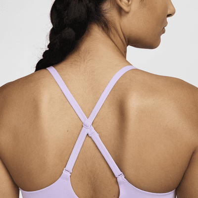 Bra deportivo de baja sujeción de talle largo con forro ligero para mujer Nike One Convertible