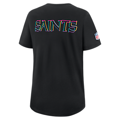 Playera Nike Dri-FIT de la NFL para mujer New Orleans Saints Crucial Catch