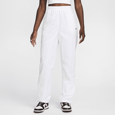 Nike Sportswear Essential Pantalons de cintura alta amb cremallera i vora oberta UV - Dona