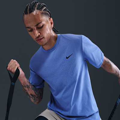 Haut à manches courtes anti-UV Dri-FIT Nike Hyverse pour homme