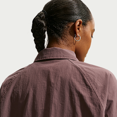 Chamarra de coach oversized para mujer Nike Sportswear