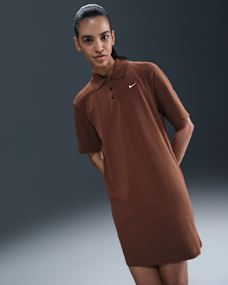 Женские шорты Nike Sportswear Essential Short-Sleeve Polo Dress