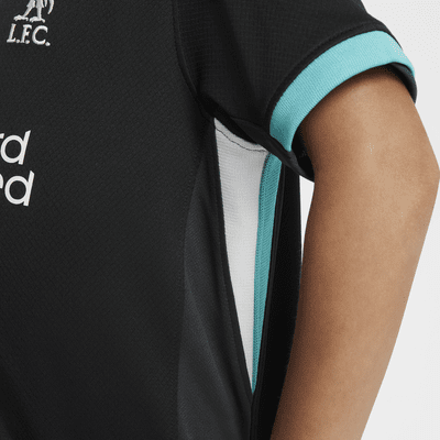 Liverpool FC 2024/25 Stadium Away Nike Football Replica-sæt i tre dele til mindre børn