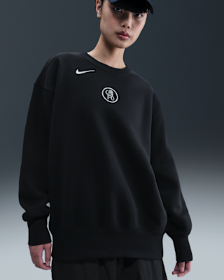 Chelsea F.C. Phoenix Fleece Third Women's Nike Football Total 90 Oversized Crew-Neck Sweatshirt