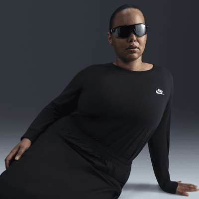 Nike Sportswear Club Women's Long-Sleeve T-Shirt (Plus Size)