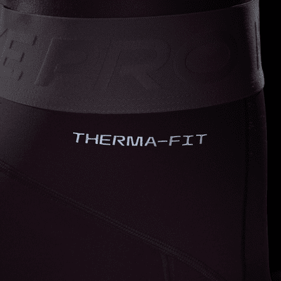 Leggings Therma-FIT de tiro medio para niña Nike Pro