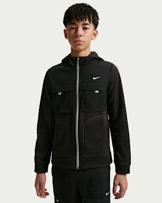 Детское худи Nike Sportswear City Utility Big Kids' Full-Zip Hoodie