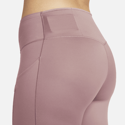 Nike Go Leggings in voller Länge mit starkem Halt, mittelhohem Bund und Taschen für Damen