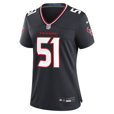 Jersey de fútbol americano Nike de la NFL Game para mujer Will Anderson Jr. Houston Texans