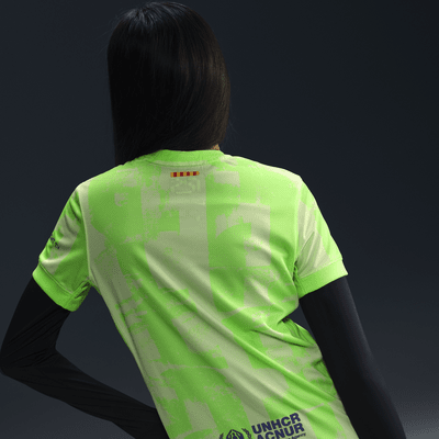 Jersey de fútbol Nike Dri-FIT Replica del FC Barcelona alternativo 2024/25 Stadium para mujer