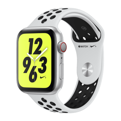 Zegarek sportowy Apple Watch Nike+ Series 4 (GPS + Cellular) Open Box z paskiem sportowym Nike 44 mm