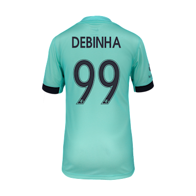 Jersey Nike Dri-FIT de la NWSL Replica para niños talla grande Debinha de Oliveira KC Current visitante 2025 Stadium
