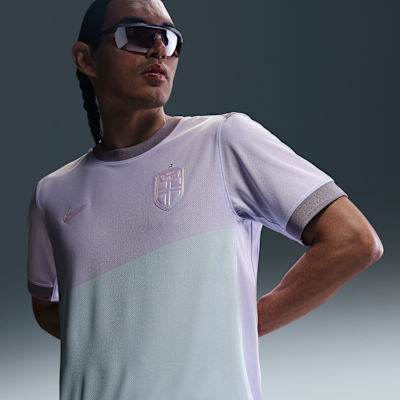 Norge 2025 Stadium Away (kvindehold) Nike Dri-FIT Replica-fodboldspillertrøje til mænd