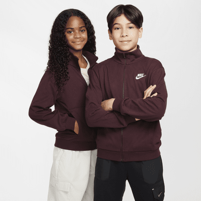 Nike Sportswear Club Older Kids' Full-Zip Knit Jacket