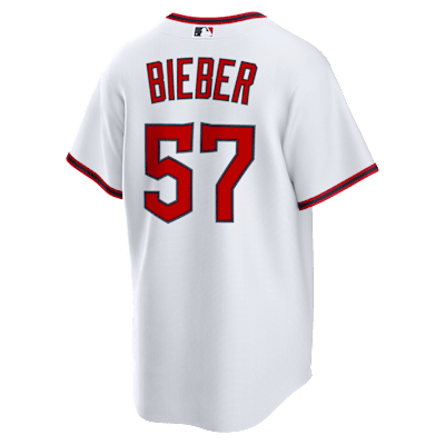 Shane Bieber Cleveland Guardians Men's Nike MLB Replica Jersey