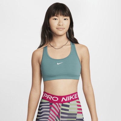 Bra deportivo para niña talla grande Nike Swoosh