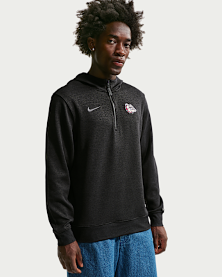 Мужское худи Gonzaga Bulldogs Nike NCAA Basketball Coaches' Pullover Hoodie для баскетбола
