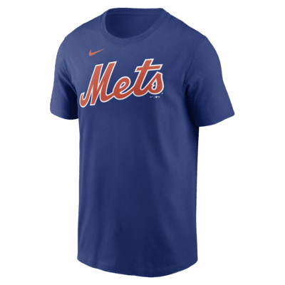 Мужская футболка New York Mets Fuse Wordmark