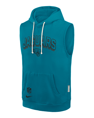 Мужское худи Jacksonville Jaguars Sideline Nike Dri-FIT NFL Sleeveless Pullover Hoodie