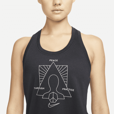 Camiseta de tirantes con gráfico para mujer Nike Yoga Dri-FIT