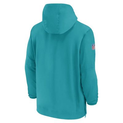 Miami Dolphins Sideline Men’s Nike NFL 1/2-Zip Hooded Jacket