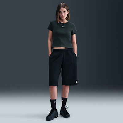 Nike Sportswear Women's Tight Ribbed Short-Sleeve T-Shirt