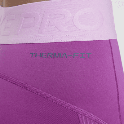 Leggings Therma-FIT de tiro medio para niña Nike Pro