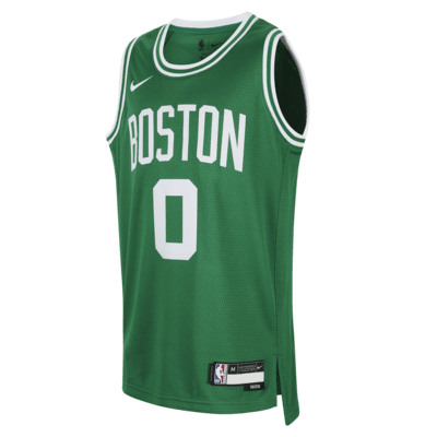 Boston Celtics 2023/24 Icon Edition Nike NBA Swingman-trøje til større børn