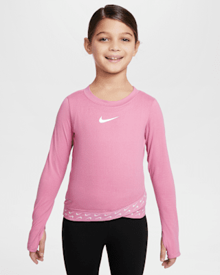 Детская футболка Nike Dri-FIT All Day Play Little Kids' Hemmed