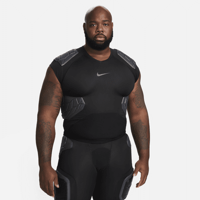 Nike Men's Pro Combat Hyperstrong 4-Pad Camo Football Shirt