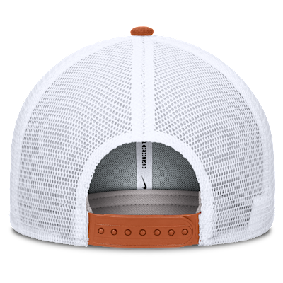 Gorra de rejilla universitaria Nike Dri-FIT ajustable para hombre Texas Primetime Rise