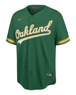 MLB Oakland Athletics Adult Button - Down Jersey