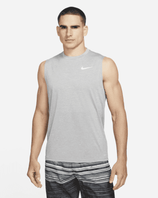 Мужские  Nike Heathered Sleeveless Hydroguard Swim Shirt