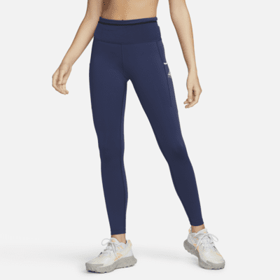 Leggings de running de tiro medio con bolsillos para mujer Nike Epic Fast
