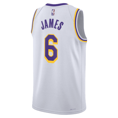 Jersey Nike Dri-FIT de la NBA Swingman para hombre Los Angeles Lakers Association Edition 2022/23