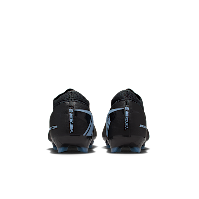 Tacos de fútbol para terreno firme de corte low para niños de preescolar y grandes Nike Jr. Mercurial Vapor 16 Pro