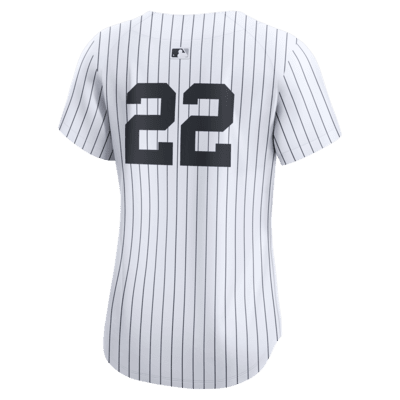 Jersey Nike Dri-FIT ADV de la MLB Limited para mujer Juan Soto New York Yankees 2024 World Series