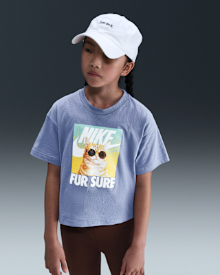 Детская футболка Nike Sportswear Big Kids' (Girls')