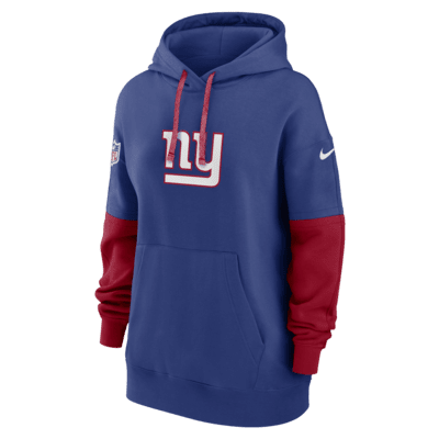 New York Giants Sideline Essential Women's Nike NFL Pullover Hoodie