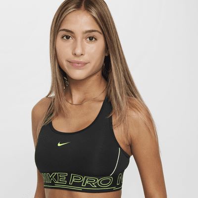 Αθλητικός στηθόδεσμος Nike Pro Swoosh για κορίτσια