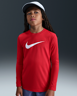 Детская футболка Nike Legend Big Kids' Dri-FIT Long-Sleeve