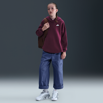 Nike Sportswear Club Fleece Big Kids' Oversized Pullover Hoodie