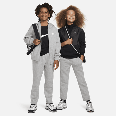 Pantalones con dobladillo abierto para niño talla grande Nike Sportswear Club Fleece