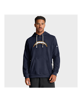 Мужское худи Los Angeles Chargers Alt Offensive Set Play Sideline Nike Dri-FIT NFL Pullover Hoodie