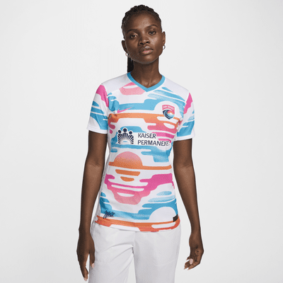 Jersey Nike Dri-FIT de la NWSL replica del San Diego Wave FC local 2024 Stadium para mujer