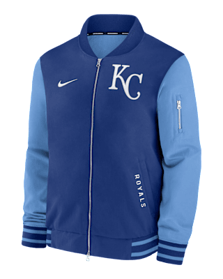 Мужская куртка Kansas City Royals Authentic Collection Dugout Nike MLB Full-Zip Bomber