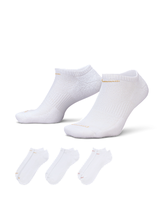 Unisex носки Nike Everyday Plus Cushion Training No-Show Socks (3 Pairs) для тренировок