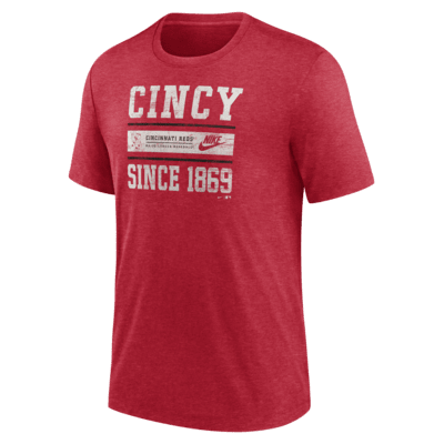 Мужская футболка Cincinnati Reds Cooperstown Local Stack