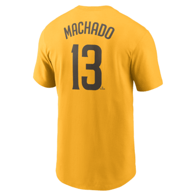 Playera Nike de la MLB para hombre Manny Machado San Diego Padres Fuse ...